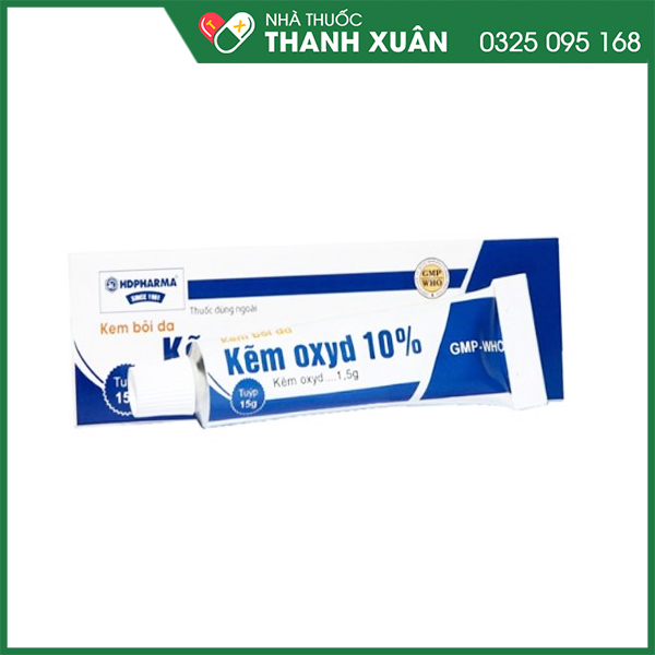 Kẽm oxyd 10% điều trị các bệnh về da